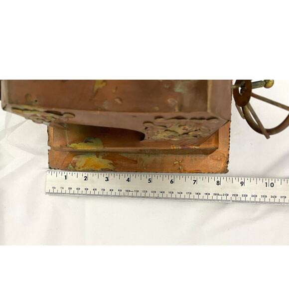 VTG Copper Metal Music Sewing Machine Music Box Made in Hong Kong - Picture 9 of 10